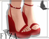 F❥ Wedges Red