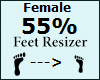 Feet Scaler 55% Female