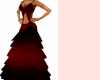 red brown evening gown