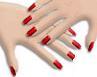 real red nails