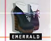 -Em| NM white socks