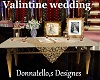wedding gust table