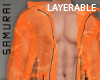#S Neon Raincoat #Orange