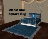 CD SC Square Blue Rug