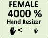 Hand Scaler 4000% Female