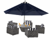 nautical umbrella table