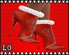 LG RED CHRISTMAS BOOTS