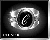 ❣Ring|Silver C |unisex