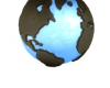 Earth -Glow Globe