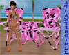 (AG)Pink Camo Chairs