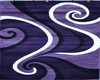 Rug Carpet Modern Purple
