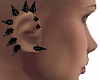 Black Ear Spikes