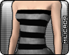 *M* Striped Tube Dress