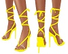 Strappy Heels Yellow