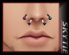 Nose Piercing/Pink/black