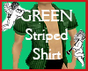 GREEN STRIPED SHIRT