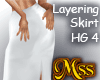 (MSS) Bridal Layer Skirt