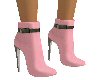 *F70 Pink Suede Boots