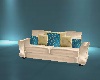 Cream Sofa w/ Pillows