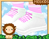 Kids Shoes White pink