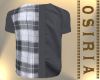 Shirt White-Grey (M)