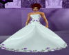 Purple Rose Wedding Dres