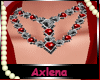 AXL Rubie&SilverNecklace