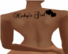 Nicky's Girl Back Tattoo