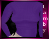 *L* Purple Turtleneck