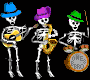 Animated Skeleton band