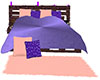 Rustic Bed in Lavender