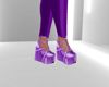 {F} Purple Shoes