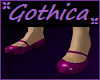lilGoth Shoes Shiny Pink