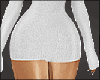 Sweater Mini Dress White