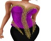 Purple corset w bling