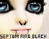 Septum Ring Black [M+F]