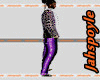 purplesilver pant