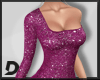 [D] Purple Glitter Dress