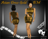 Asian Dress Gold BM