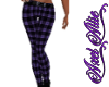AA RXL Purple Plaid Pant