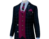 Dashing Dark Blue & Wine