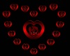 Rose HeartWallCandles