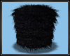 Black Fur Stool