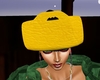 LEATHER YELLOW HAT