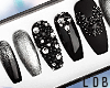 Glittery Coffin Nails II