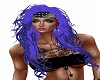 Purple Cheeta Hair
