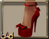 Red Bow Baby Pumps