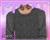 Ta~ Grey Leo Sweater|M|