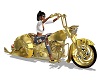 Golden Motorbike