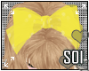 !S_Kawaii Yellow Bow